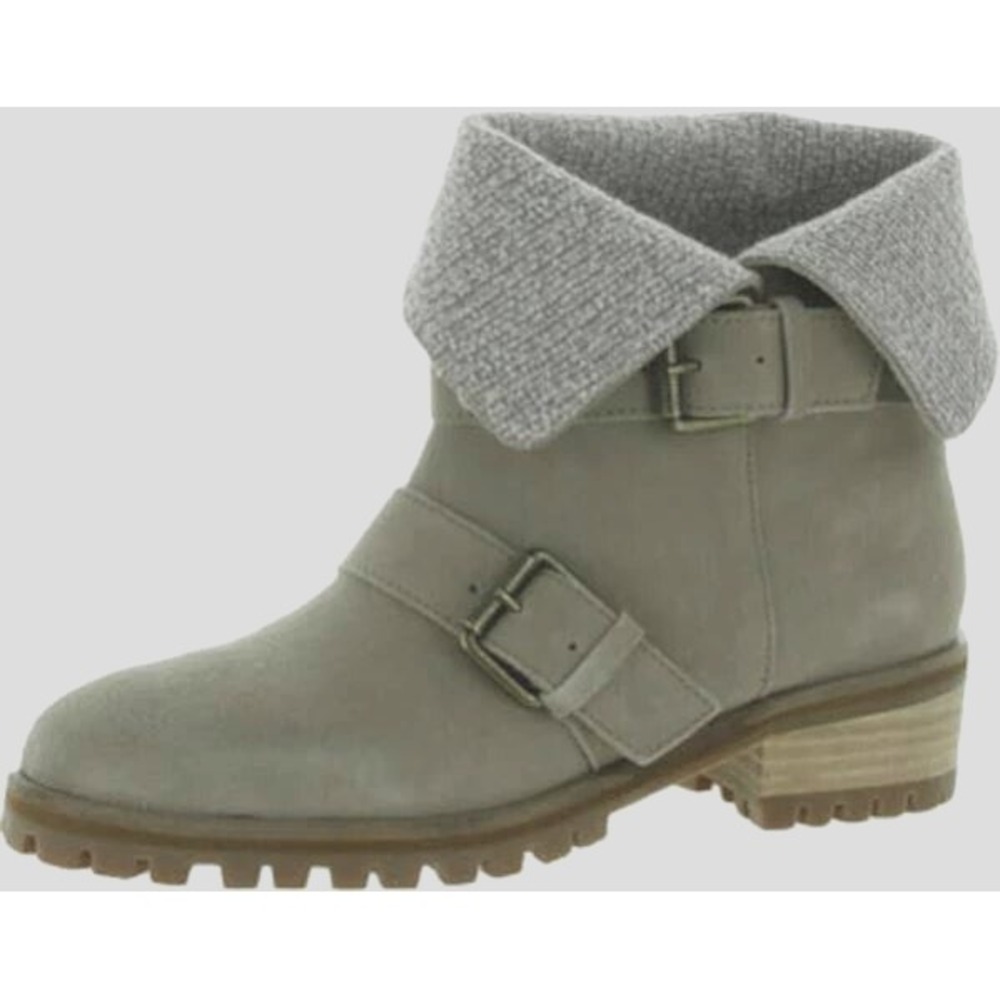 Splendid Women Karlyn Tpesde LL2312 Beige Leather Mid-Calf Boots Sz 10 M
